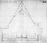 Hoogtedoorsnede.
<br/>
Particuliere collectie, 1930